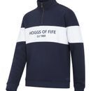 Hoggs Dumfries 1888 Gents 1/4 Zip Navy/White Sweatshirt additional 1