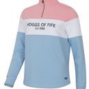 Hoggs Dumfries 1888 Ladies 1/4 Pink/White/Blue Sweatshirt additional 1