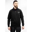 Caterpillar Mens Essential 1/4 Zip Black Sweatshirt additional 1