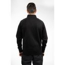 Caterpillar Mens Essential 1/4 Zip Black Sweatshirt additional 3