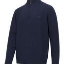 Hoggs SZ Lothian II 1/4  Navy Marl Pull Over additional 1