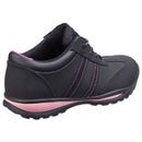 Amblers Safety FS47 Women's Heat Resistant Lace-Up Safety Trainers - Black/Pink additional 2