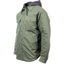 Hard Yakka Men's Quilted Solid Green Shacket additional 3