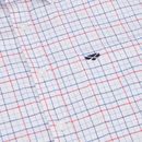 Hoggs of Fife Mens Callum Red/Sky Short Sleeved Tattersall Shirt additional 2