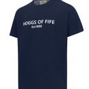 Hoggs of Fife Mens Canonbie Navy Printed T - Shirt additional 1