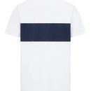 Hoggs of Fife Mens Dalbeattie Colour Block White/Navy/White T - Shirt additional 2