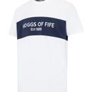 Hoggs of Fife Mens Dalbeattie Colour Block White/Navy/White T - Shirt additional 1