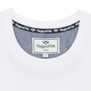 Hoggs of Fife Mens Dalbeattie Colour Block White/Navy/White T - Shirt additional 3