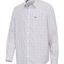 Hoggs of Fife Mens Fernie Bamboo Green/Red/Navy Shirt additional 1