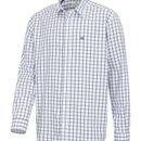 Hoggs of Fife Mens Fernie Bamboo Navy/White Shirt additional 1
