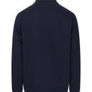 Hoggs of Fife Mens Galloway Navy 1888 Plain 1/4 Zip Sweatshirt additional 2