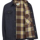 Hoggs of Fife Mens Huntly Navy Waxed Canvas Utility Overshirt additional 3