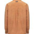 Hoggs of Fife Mens Huntly Tan Waxed Canvas Utility Overshirt additional 2