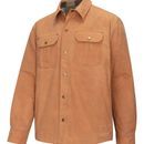 Hoggs of Fife Mens Huntly Tan Waxed Canvas Utility Overshirt additional 1