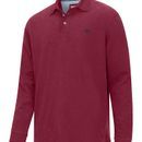 Hoggs of Fife Mens Moffat Long Sleeve Burgundy Rugby Shirt additional 1