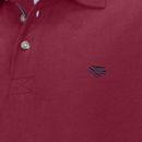 Hoggs of Fife Mens Moffat Long Sleeve Burgundy Rugby Shirt additional 2