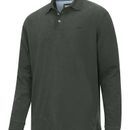 Hoggs of Fife Mens Moffat Long Sleeve Forest Green Rugby Shirt additional 1