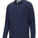 Hoggs of Fife Mens Moffat Long Sleeve Navy Rugby Shirt additional 1