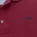 Hoggs of Fife Mens Newton Pique Burgundy Polo Shirt additional 3