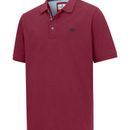 Hoggs of Fife Mens Newton Pique Burgundy Polo Shirt additional 1
