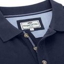 Hoggs of Fife Mens Navy Newton Pique Navy Polo Shirt additional 2