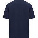 Hoggs of Fife Mens Sterwart Block Pique Navy Polo Shirt additional 2