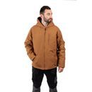 Caterpillar Men's Hooded Sherpa Lined Brown Jacket additional 1