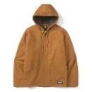 Caterpillar Men's Hooded Sherpa Lined Brown Jacket additional 2