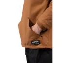 Caterpillar Men's Hooded Sherpa Lined Brown Jacket additional 6