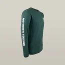 Hard Yakka Men's Heritage Icon Long Sleeve Green Tee additional 4