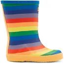 The Hunter Boot Co Original Kids Classic Rainbow Print Wellington Boots additional 5