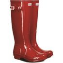The Hunter Boot Co Women's Original Tall Gloss Red Wellington Boots additional 1