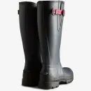 The Hunter Boot Co Women's Balmoral Adjustable Neoprene Lined Blue Wellington additional 3