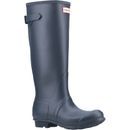The Hunter Boot Co Women's Original Tall Back Adjustable Blue Wellington Boots additional 1