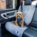 Pet Rebellion Single Car Seat Grey Faux Fur Cover additional 1