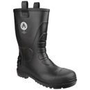 Amblers Safety FS90 Waterproof PVC Pull on Safety Boots (Black) additional 1