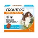 FRONTPRO® Chewable Tablets Flea &amp; Tick Treatment for Dogs - Pack of 3 additional 3