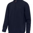 Hoggs of Fife Falkkirk 1/4 Zip Heather Blue Pullover additional 1