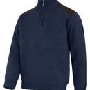 Hoggs of Fife Herbrides II 1/4 Storm Blue Zip Windproof Pullover additional 1