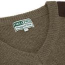 Hoggs of Fife Melrose Meadow Green II V-Neck Pullover additional 3