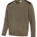 Hoggs of Fife Melrose Meadow Green II V-Neck Pullover additional 1