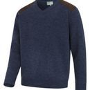 Hoggs of Fife Melrose Storm Blue II V-Neck Pullover additional 1