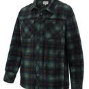 Hoggs of Fife Navy/Green/Gold Broxburn Fleece Shacket additional 1