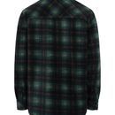 Hoggs of Fife Navy/Green/Gold Broxburn Fleece Shacket additional 3