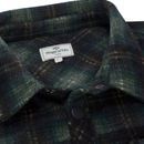 Hoggs of Fife Navy/Green/Gold Broxburn Fleece Shacket additional 4