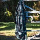 Hoggs of Fife Navy/Green/Gold Broxburn Fleece Shacket additional 6