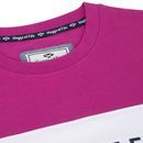 Hoggs of Fife Darcie Colour Block Berry/White/Navy T - Shirt additional 4