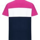 Hoggs of Fife Darcie Colour Block Berry/White/Navy T - Shirt additional 3