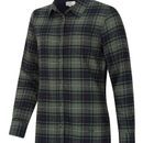Hoggs of Fife Ladies Tartan Green/Navy/Burgundy Shacket additional 1