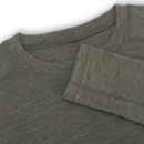 Hoggs of Fife 100% Merino Wool Green Crew Base Long Sleeved Layer additional 3